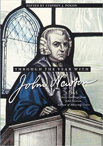 Front cover of book 'Through the year with John Newton'